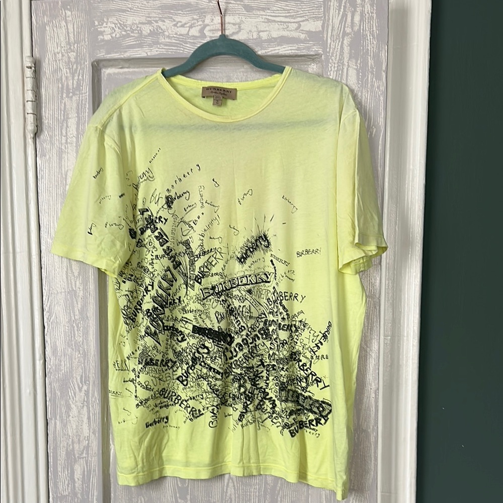 Burberry Yellow Graphic women’s tshirt
